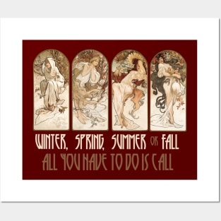 Winter, Spring, Summer or Fall 2 Posters and Art